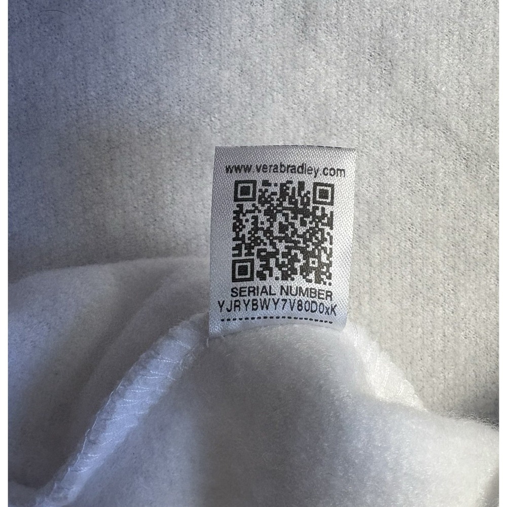 New Vera Bradley Women's 2XL Teddy Sherpa Fleece Half Zip Pullover Sweatshirt - Picture 8 of 8